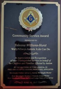 Community Service Award - June 10, 2017
